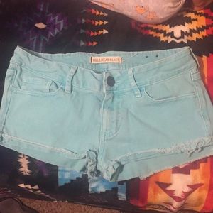 Bullhead blue denim shorts